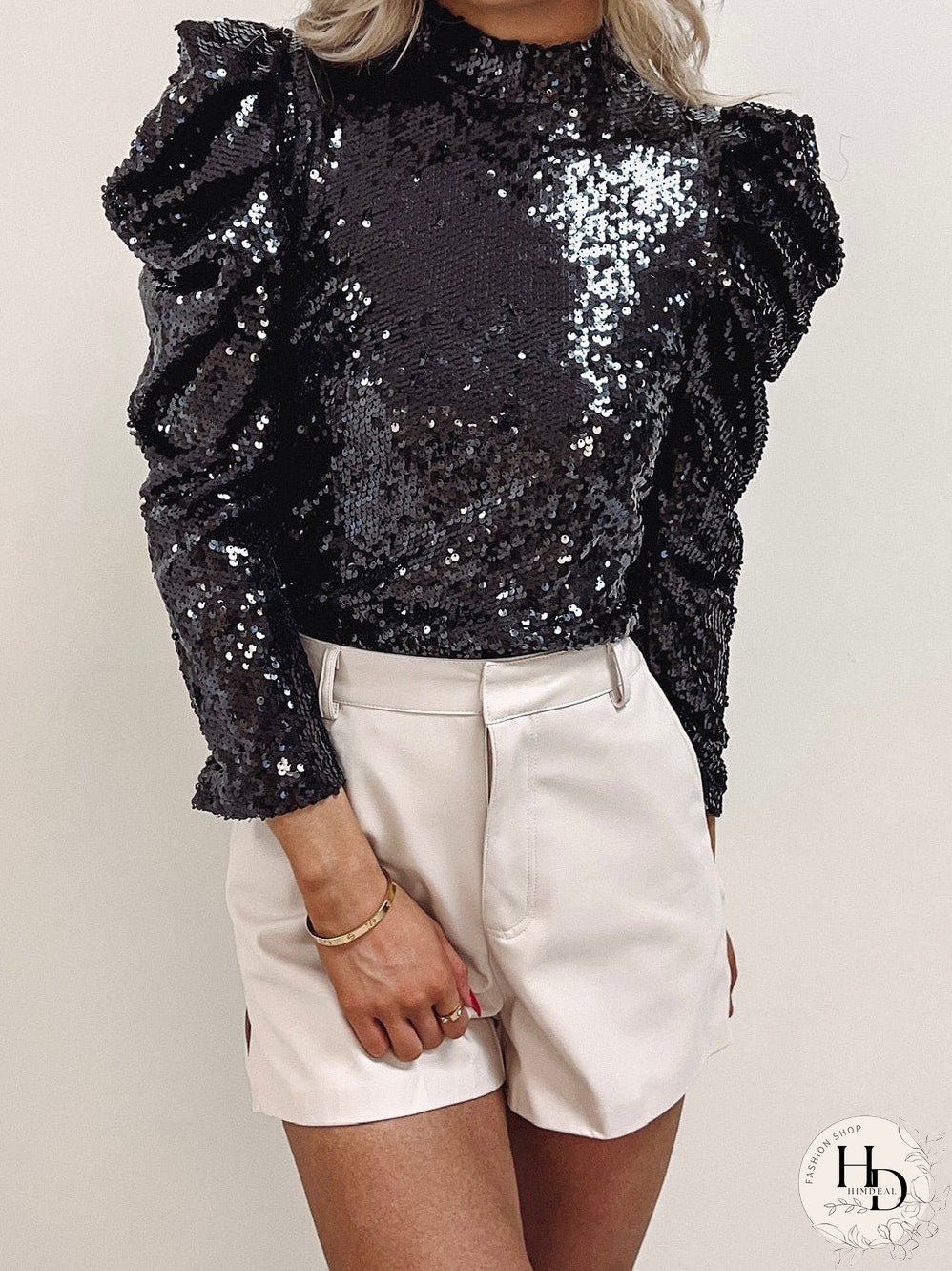 Trendy Sequin Top
