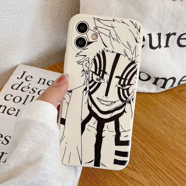 Demon Slayer Akaza Inosuke Phone Case For Iphone weebmemes