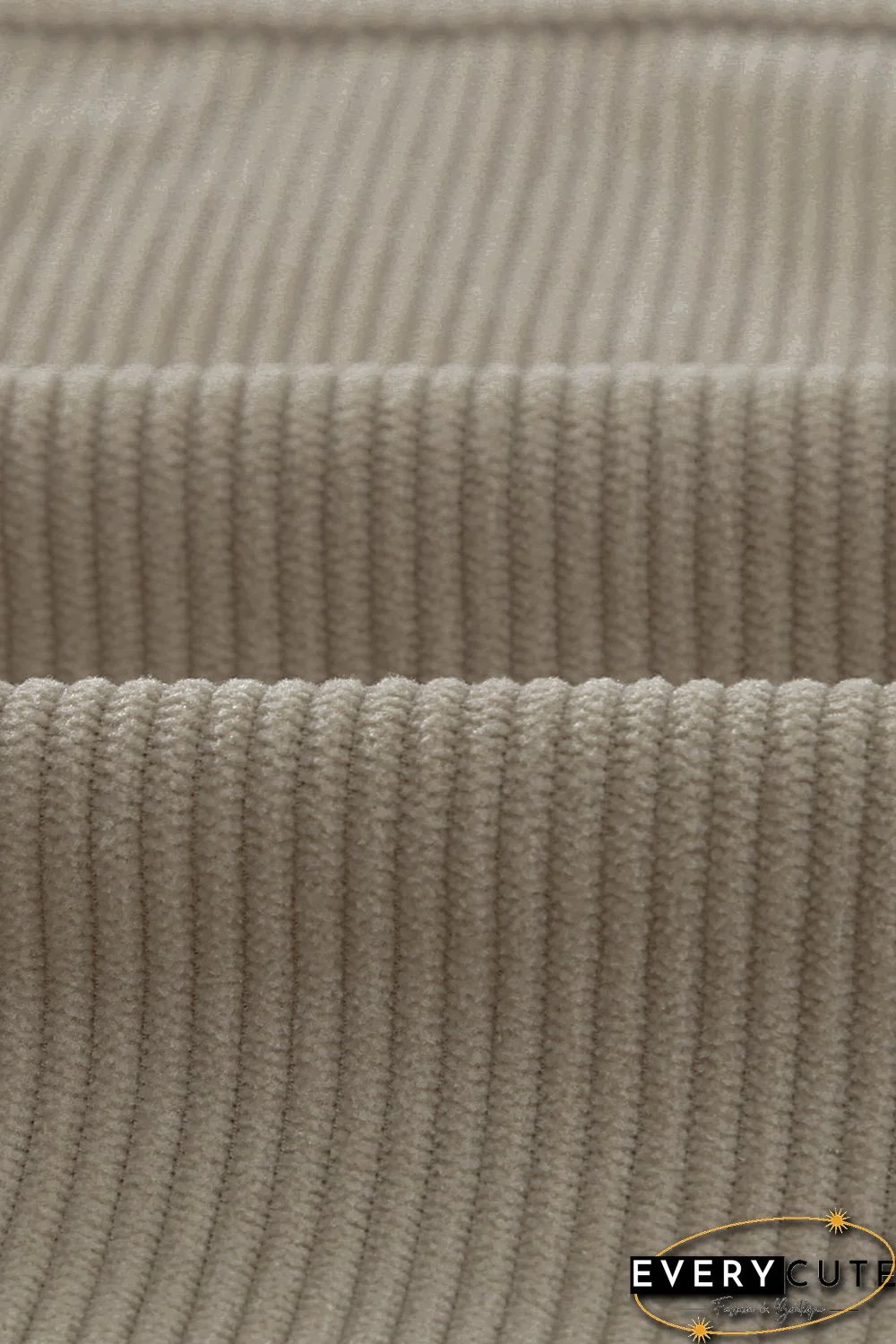 Khaki Corduroy Button Pocket Shirt