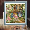 Garden Bungalow-11CT Stamped Cross Stitch 60*60cm/23.62*23.62in(Brand)