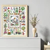 Mary'S Garden-14CT Stamped Cross Stitch 40*49cm/15.75*19.29in