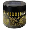 Solar Powered Deck Step Stair Lights Mandalas Theme Waterproof Fence Light Decorative Mandalas Lights for Garden Post Patio Backyard Yard Decor