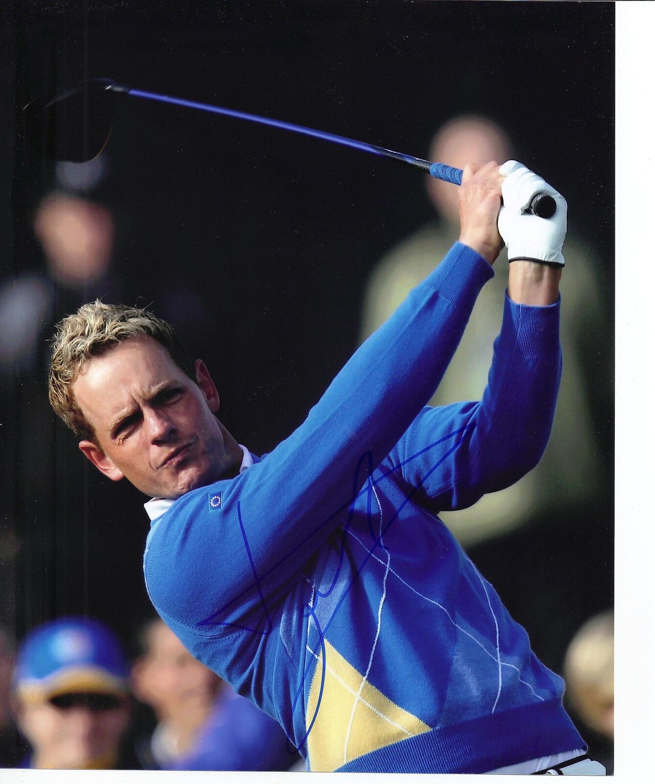 Luke Donald Signed 10X8 Photo Poster painting Ryder Cup 2010 AFTAL COA (3004)