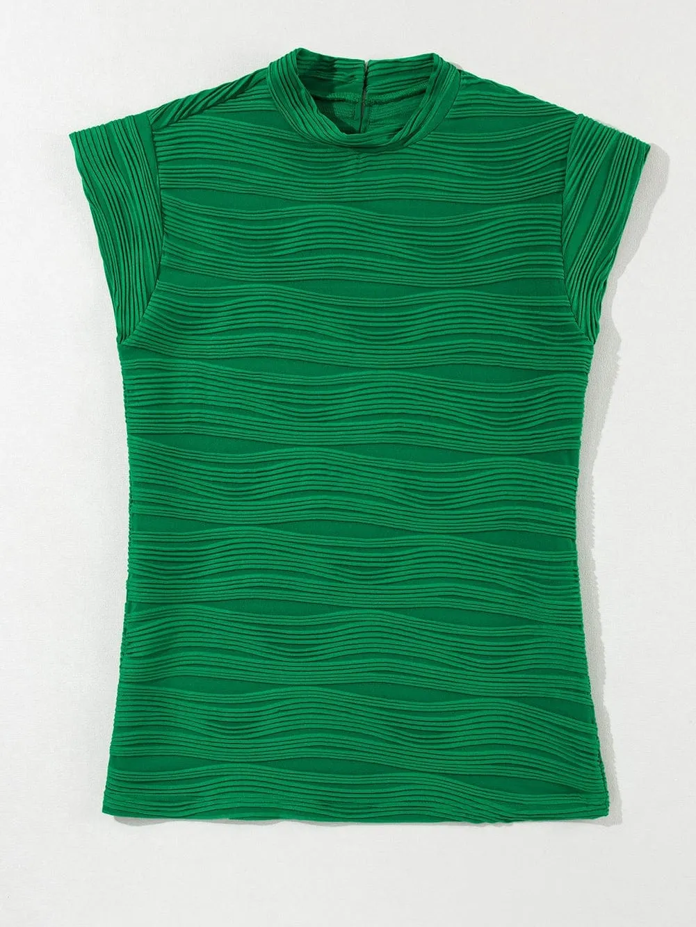 Modern Style Wave Pattern Top