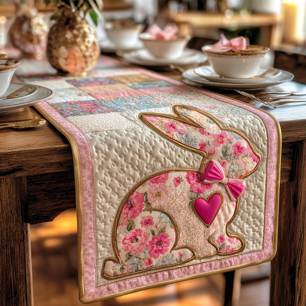 Spring Hop Quilted Table Runner NCU0TD2284 everthome