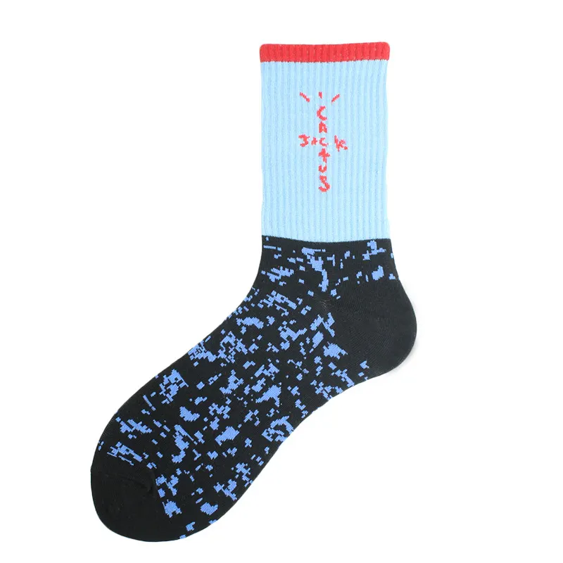 Aj146 Swoosh Socks Trendy Brand Dunk Paisley Grimace Brand Travis Scott Long Socks Ts High Top Mid-calf