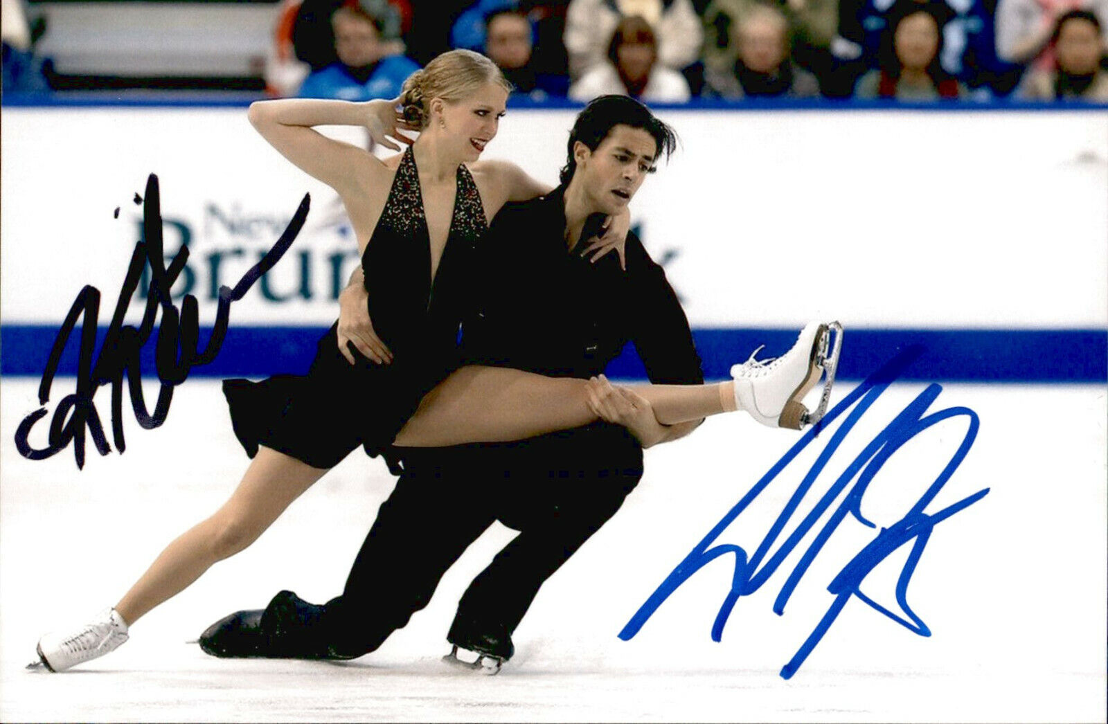 Kaitlyn Weaver Andrew Poje SIGNED 4x6 Photo Poster painting Figure Skating OLYMPICS SOCHI #6