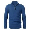 Men's half-zip pullover sweater