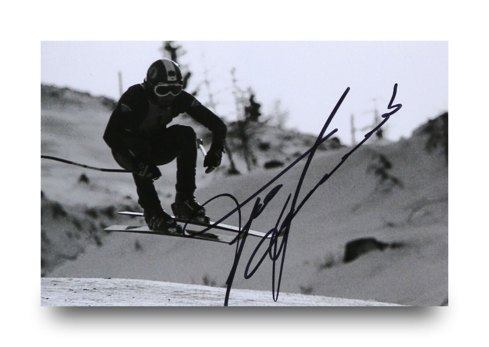 Franz Klammer Hand Signed 6x4 Photo Poster painting Alpine Ski Racer Autograph Memorabilia + COA