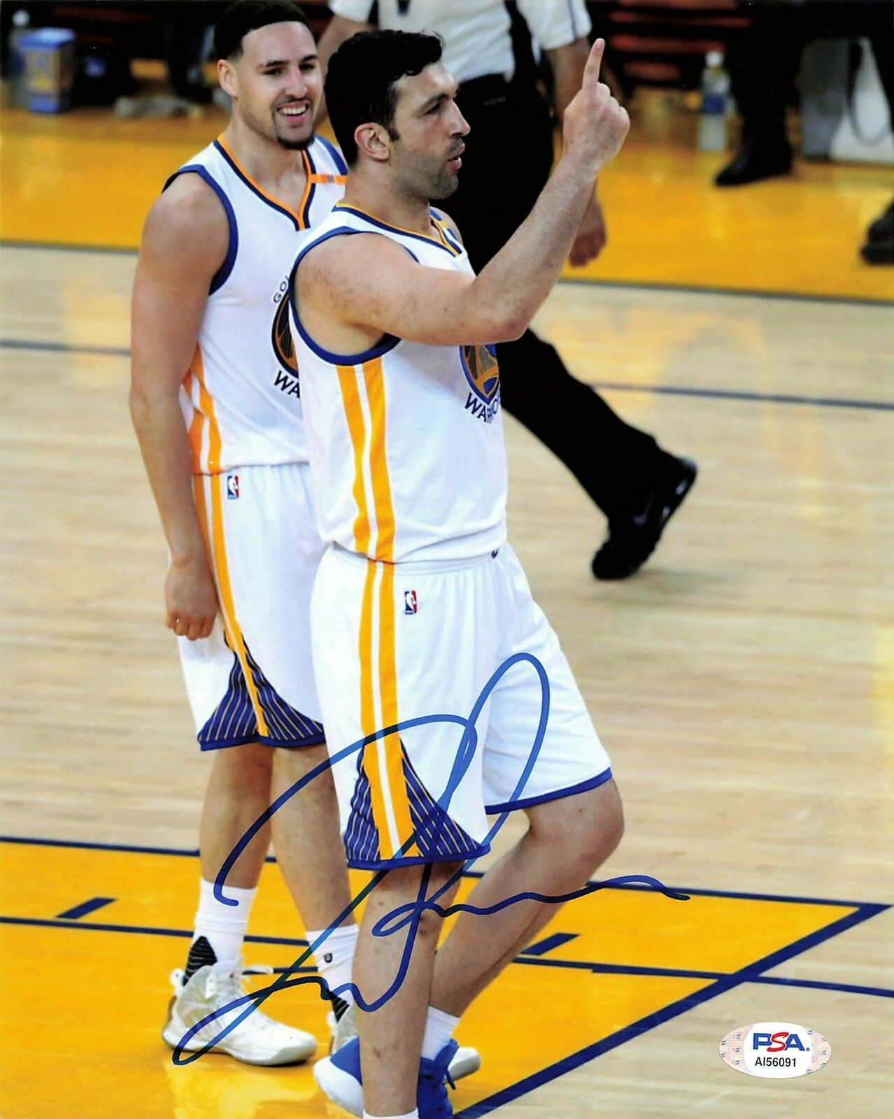 Zaza Pachulia signed 8x10 Photo Poster painting PSA/DNA Golden State Warriors Autographed