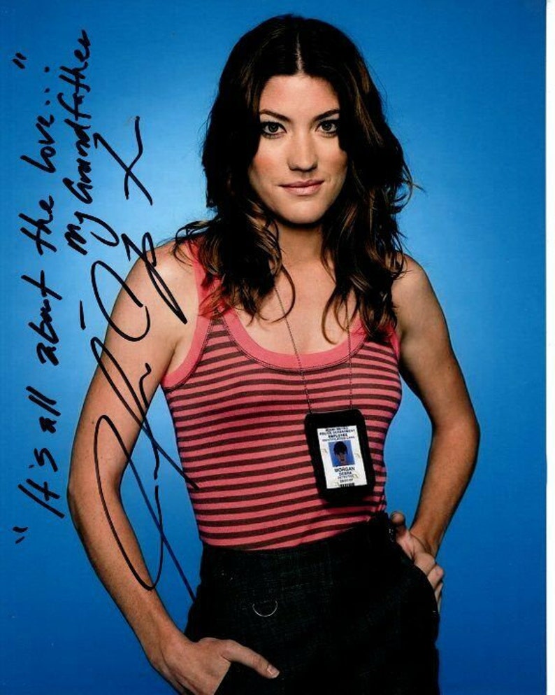 Jennifer carpenter signed autographed dexter debra morgan Photo Poster painting great content