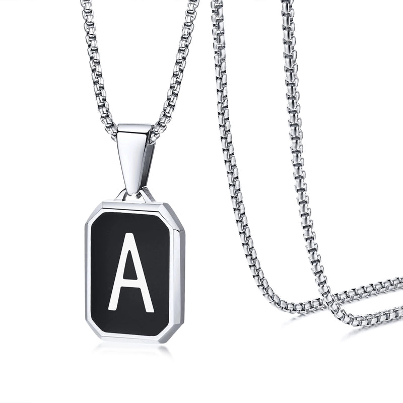 Minimalist Letter 304 Stainless Steel Epoxy Men's