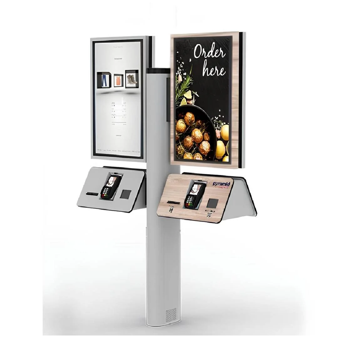 Fast Food RFID Self-Service Kiosk with Touch Screen RFID Automated Ordering machine Wall-Mounted Floor stand Interactive RFID kiosk Payments