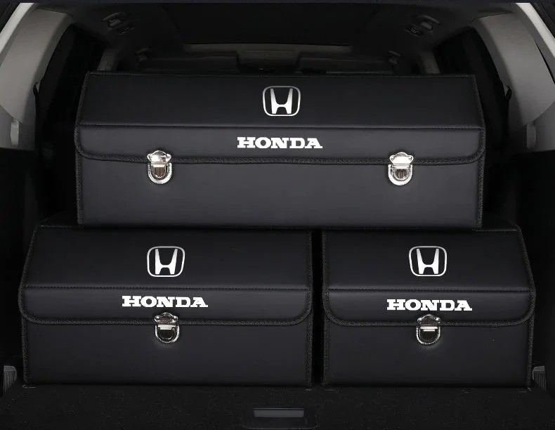 Car Trunk Leather Storage Box