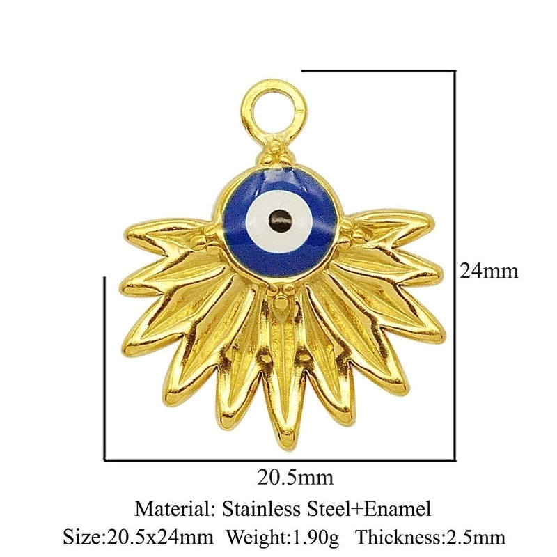 Minimalist Star Eye Stainless Steel Plating Inlay Zircon Jewelry Accessories