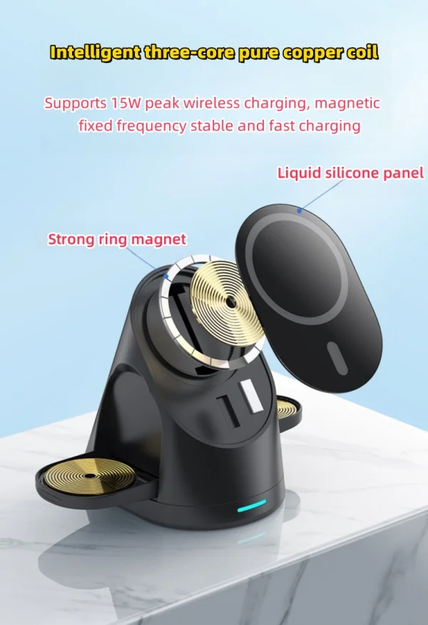 Magnetic Wireless Charger 3 in 1