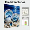 Kit de peinture en perles DIY encadr&eacute; pour adultes/d&eacute;butants avec cadre 40x50cm