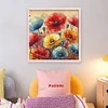 Poppy-11CT Stamped Cross Stitch 40*40cm/15.75*15.75in