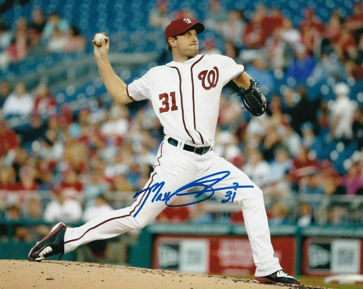 Max Scherzer Autographed Signed 8x10 Photo Poster painting ( Nationals ) REPRINT