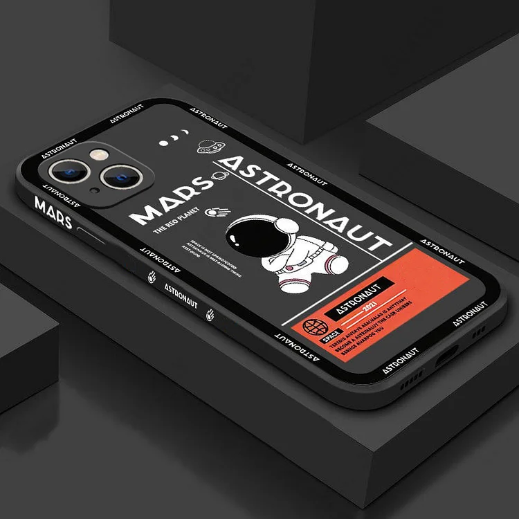 Mars Astronaut Soft Back Cover For iPhone  Etrgadget- Smartphone Cases & Covers | Accessories