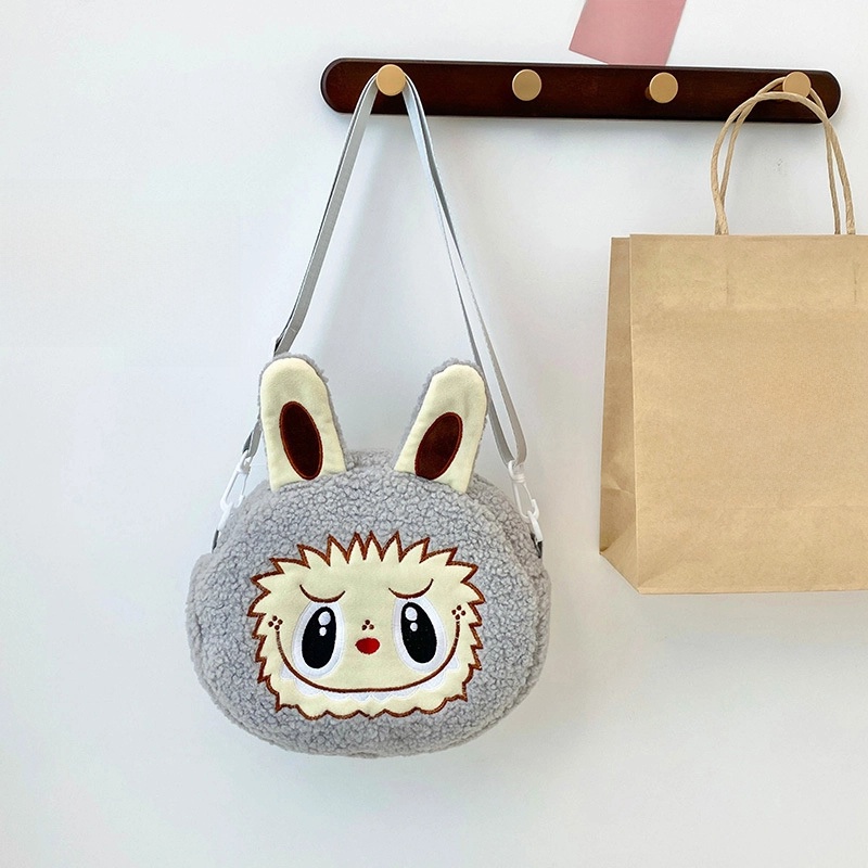 New Cartoon Bubble Mart Backpack Stuffed Bag City Paradise L Cloth Bag Diagonal Bag Children’s Bag