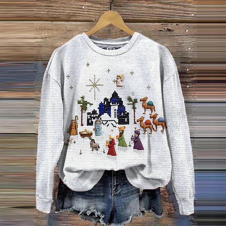 Women's Nativity Casual Sweatshirt