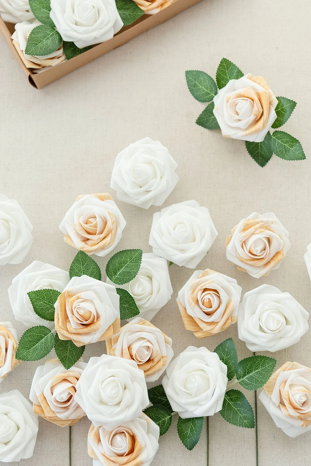 3" Foam Rose with Stem - 56 Colors