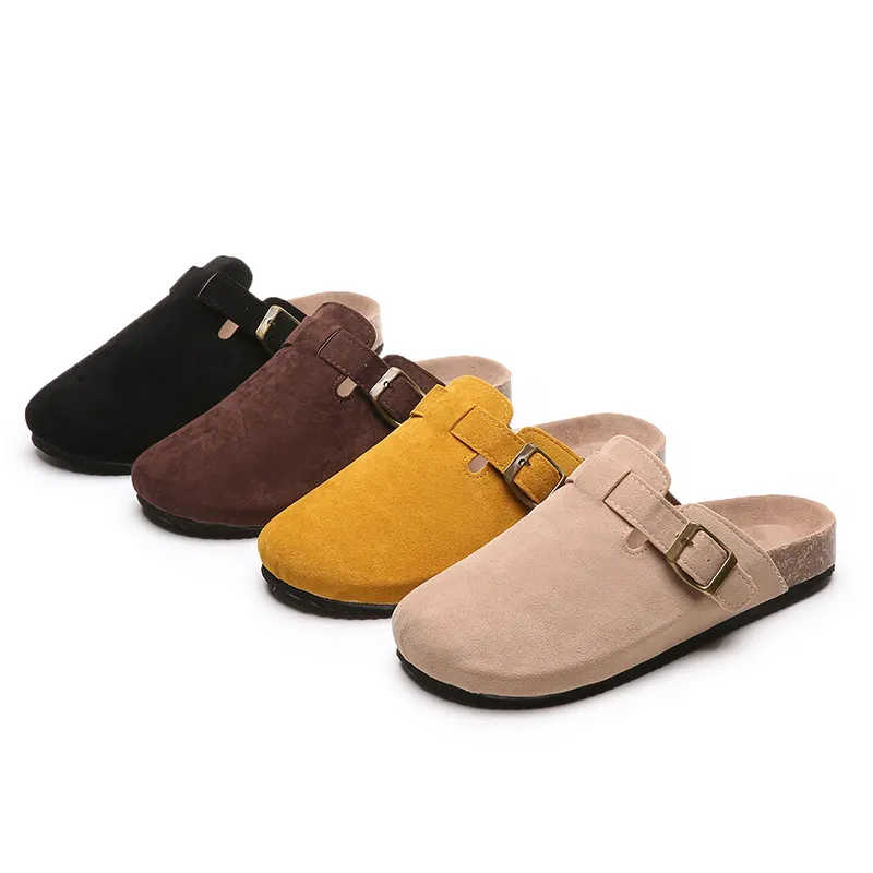 Breakj Breakj Slippers Female Couple Softwood Tug Wish Large Size Roman Shoes Casual Half-Dragging Lazy Shoes Trend