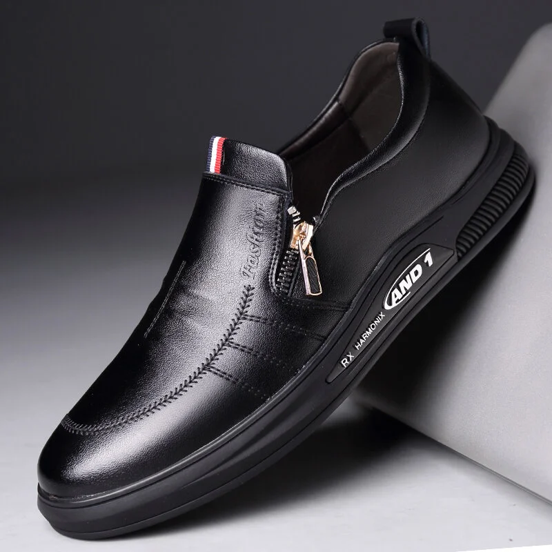 Letclo™ 2022 Men's Casual Height Increasing Leather Shoes letclo Letclo