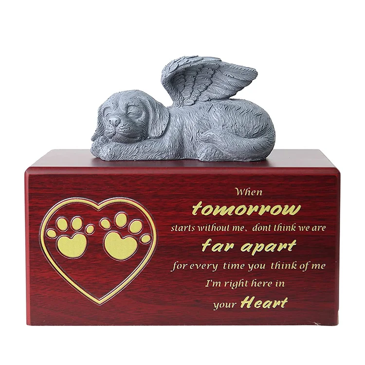 Angel Dog Cremation Urn | AvasHome