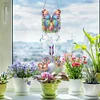 (US Local)DIY Diamond Painting Double Sided 3D Wind Chime Pendant Hanging Kit