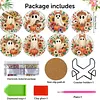 8pcs Full Drill DIY Gem Art Diamond Painting Set Halloween(Pumpkin Ghost)