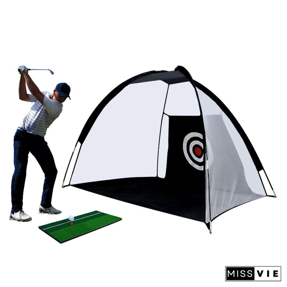 Golf batting cage,golf tent net, golf batting cage, golf swing/cutting practice net, golf goal net, indoor and outdoor golf swing trainer