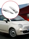 1 Pair Front Bumper Upper Grill Moulding Trim for FIAT 500 312 LOUNGE 2016-2020