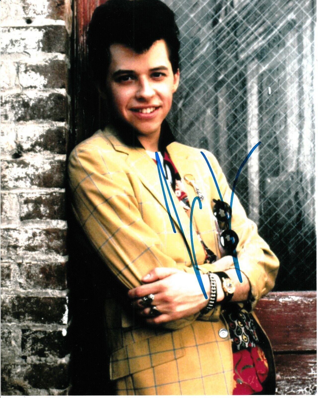 JON CRYER SIGNED PRETTY IN PINK Photo Poster painting UACC REG 242 (3)