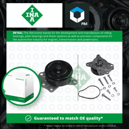 Water Pump 538056210 INA Coolant 1201H0 1201J0 1201K6 1201L3 1610080001 Quality Parts