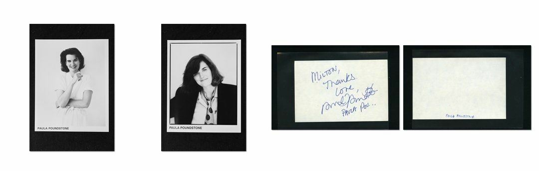 Paula Poundstone - Signed Autograph and Headshot Photo Poster painting set - Comedian