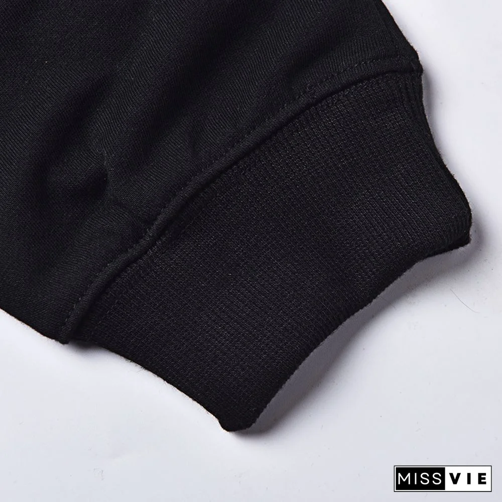 Winter Streetwear Hoodies and Pants Plus Size Sets