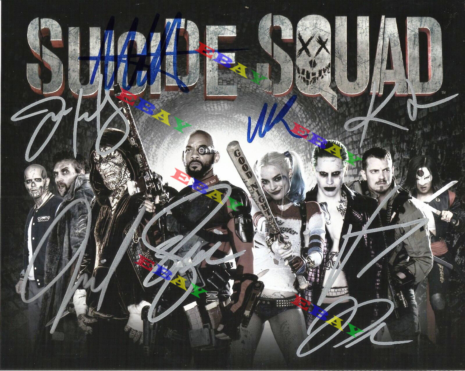 Suicide Squad Cast Autographed Signed Photo Poster painting Reprint