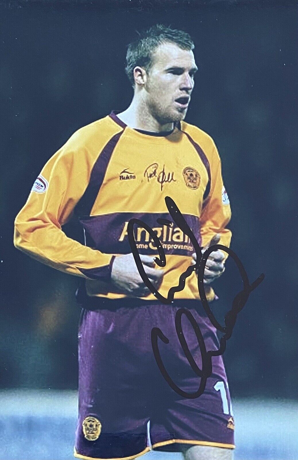 David Clarkson Genuine Hand Signed Motherwell 6X4 Photo Poster painting