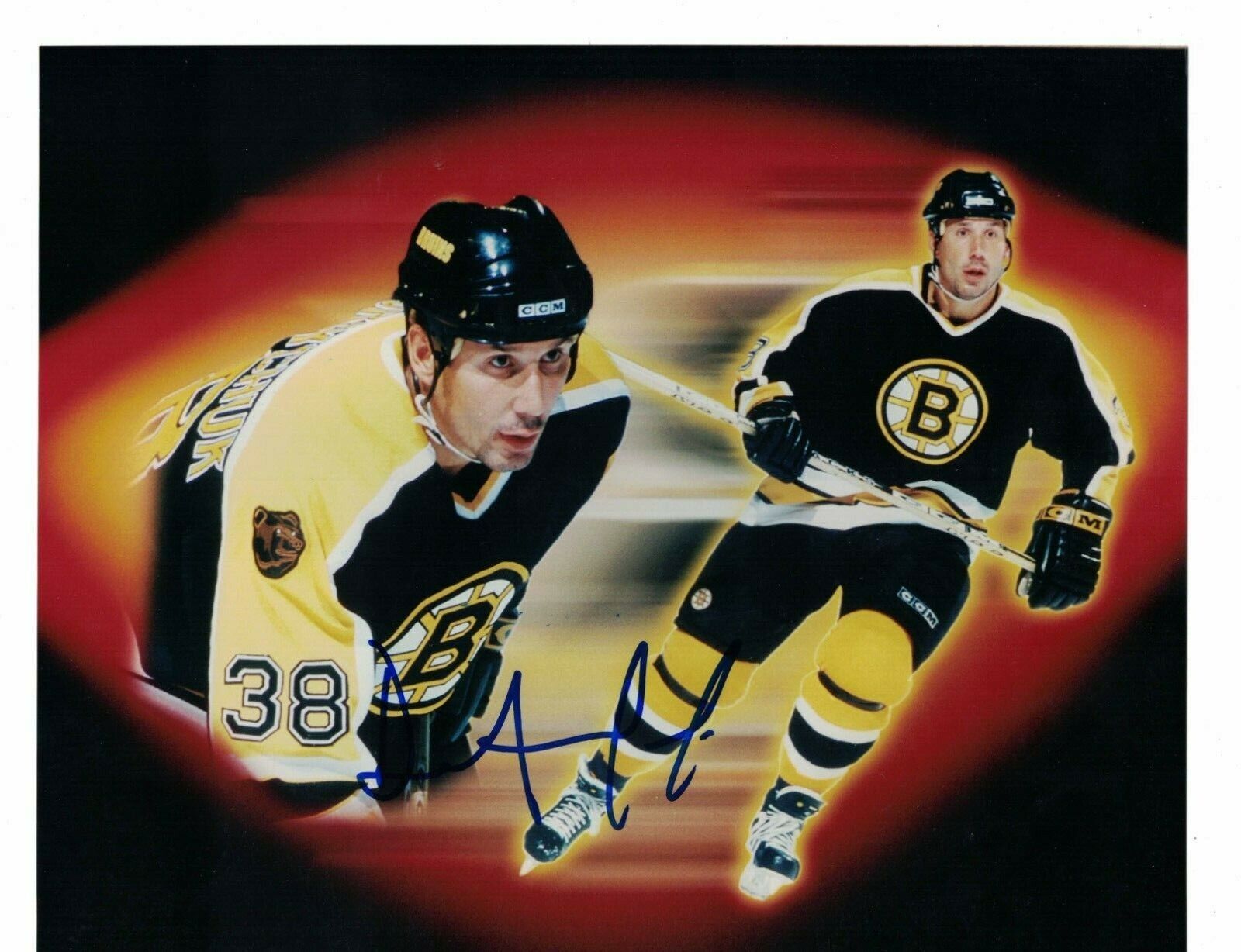 Dave Andreychuk Boston Bruins Signed 8 x 10