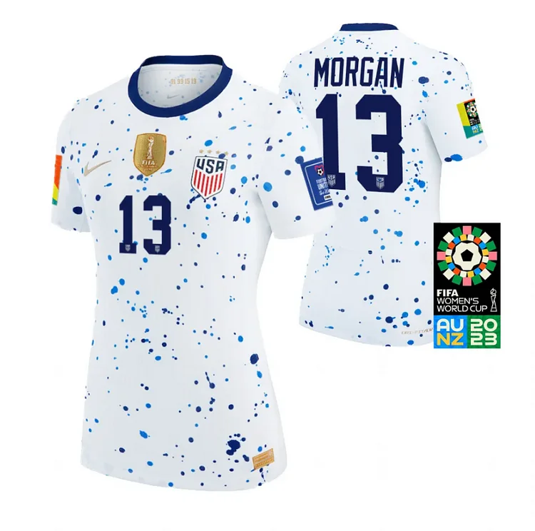 USA Frauen Alex Morgan 13 Home Trikot WM 2023