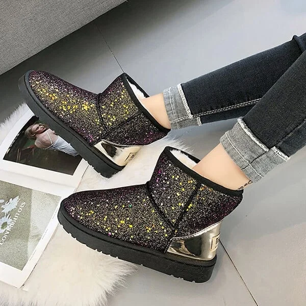 Women's sequined snow boots🎄Christmas Sale-49% OFF🎄