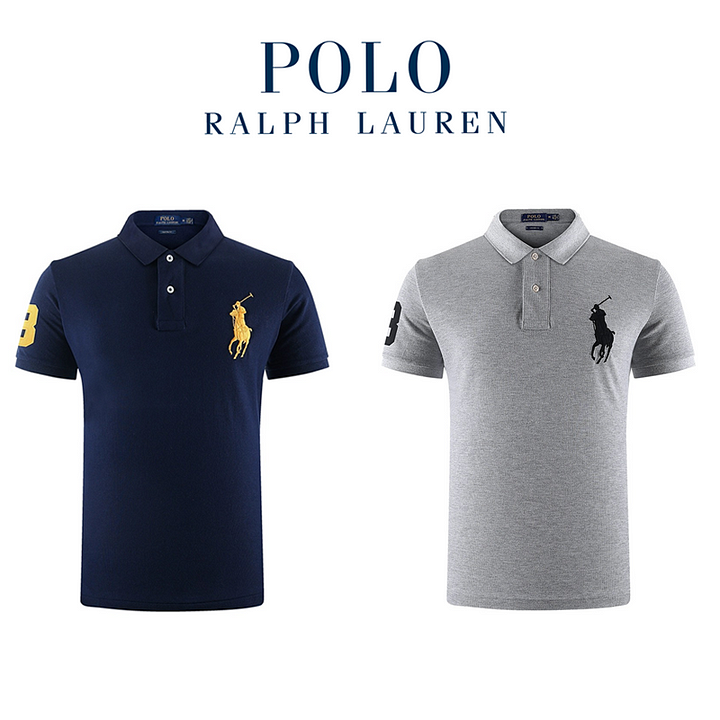 Ralph Lauren® Męskie koszulki polo, 2 sztuki w opakowaniu