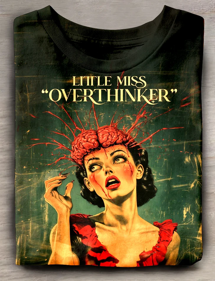 Teecade Teecade Little Miss Overthinker T-shirt