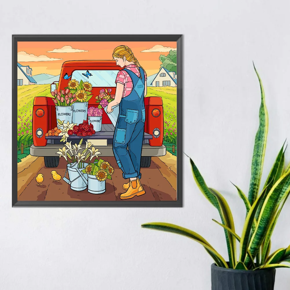 Full Round Diamond Painting 30*30cm - Floats