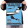 [Grande Taille]Parachutiste 82nd airborne - Panneaux en &eacute;tain m&eacute;tallique(30*40cm)