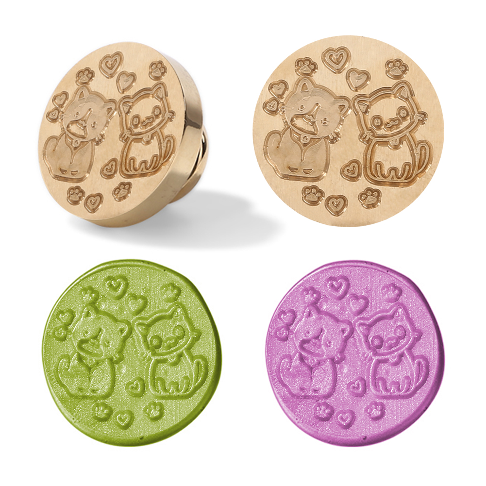 

Cats Vintage Sealing Wax Stamp Head - Wax Seal Stamp, 501 Original