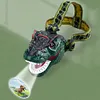 LED Dinosaur  Headlight 90 Rotation  for Kids Ages 3+ (English Version)