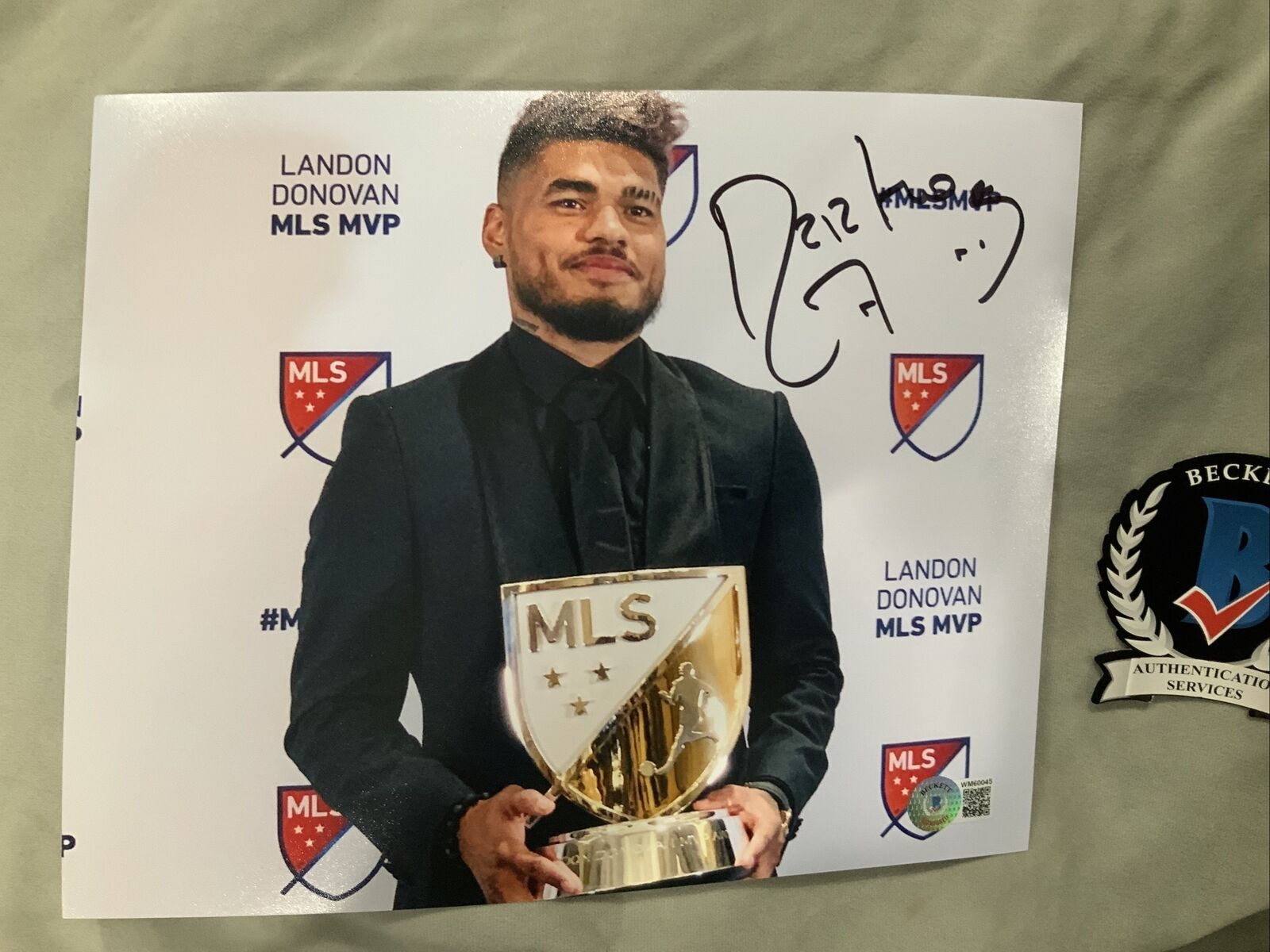 Josef Martinez Atlanta United Autograph Signed 8x10 Photo Poster painting Beckett Bas Coa